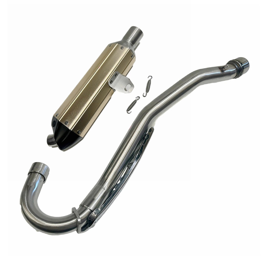Exhaust Pipe + Alloy Muffler for 200 250cc 300cc PIT Trail Dirt Bike (2000–2023)