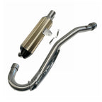 Exhaust Pipe + Alloy Muffler for 200 250cc 300cc PIT Trail Dirt Bike (2000–2023)