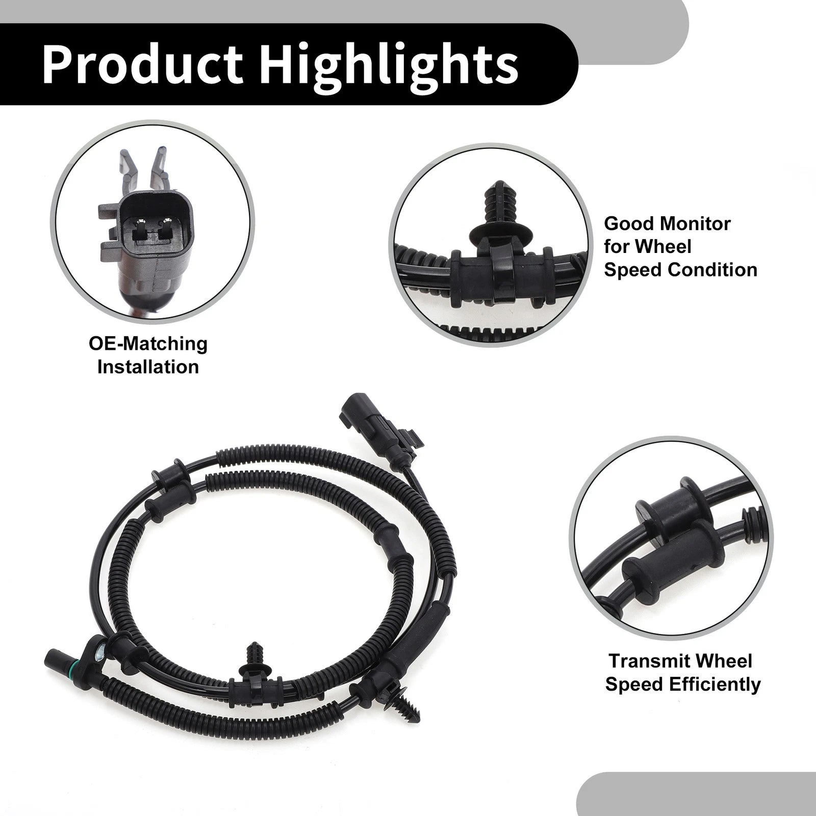 ABS Sensor No. 68127990AA for Dodge Dakota (2005–2010)