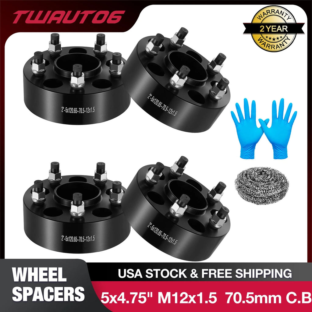 Hubcentric 2" Wheel Spacers for Pontiac Firebird (1982–2002)