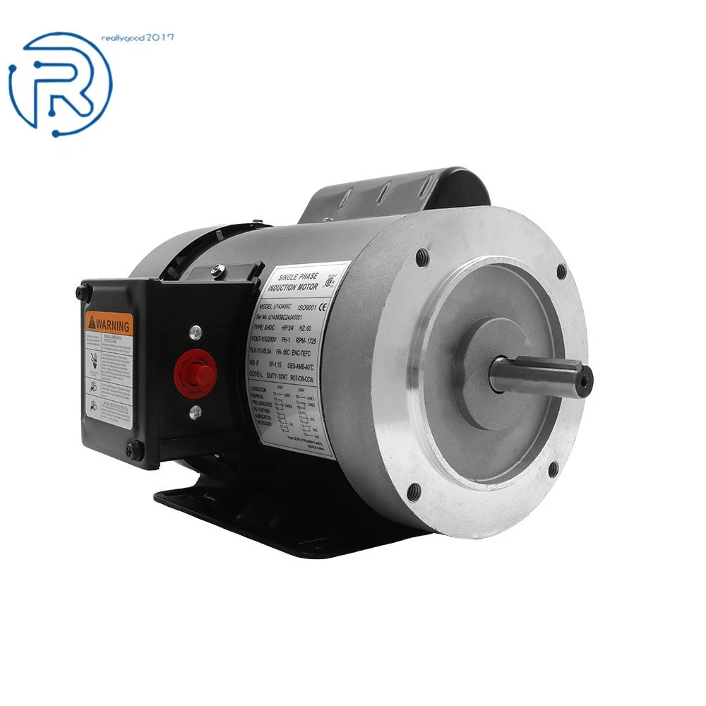 3/4HP Electric Motor for General Purpose Applications (115V/230V)