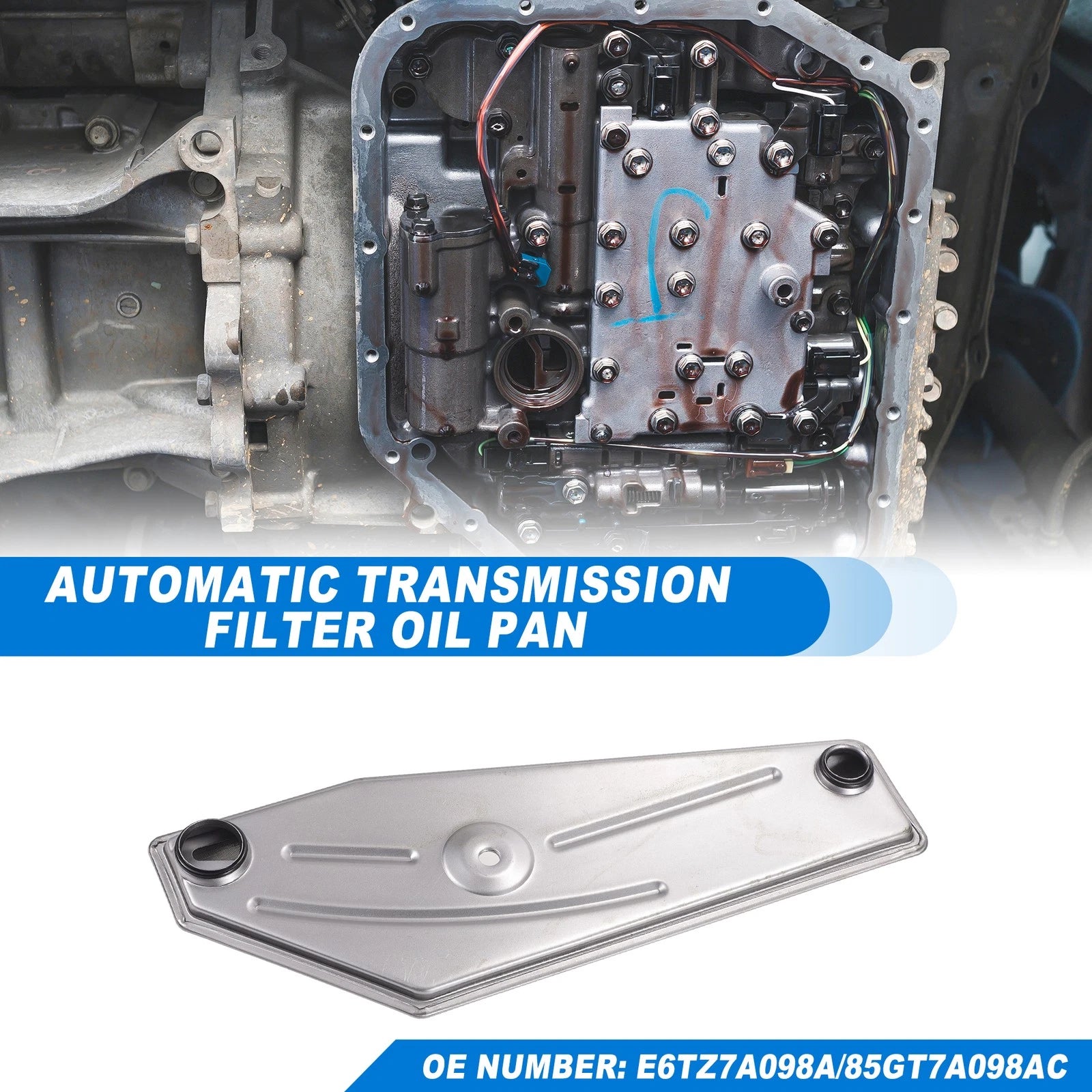 A4LD-E Transmission Fluid Filter for Ford Bronco (1980–1996) No.E6TZ7A098A