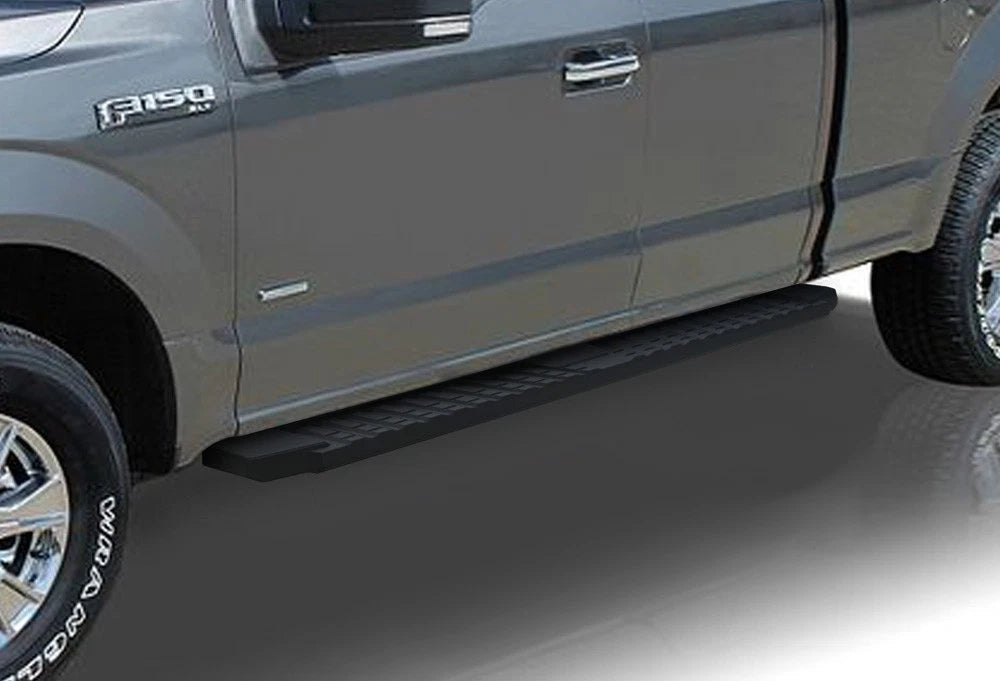 Set of 2 Black Step Nerf Bars for Ford F150 Super Cab (2015–2026)