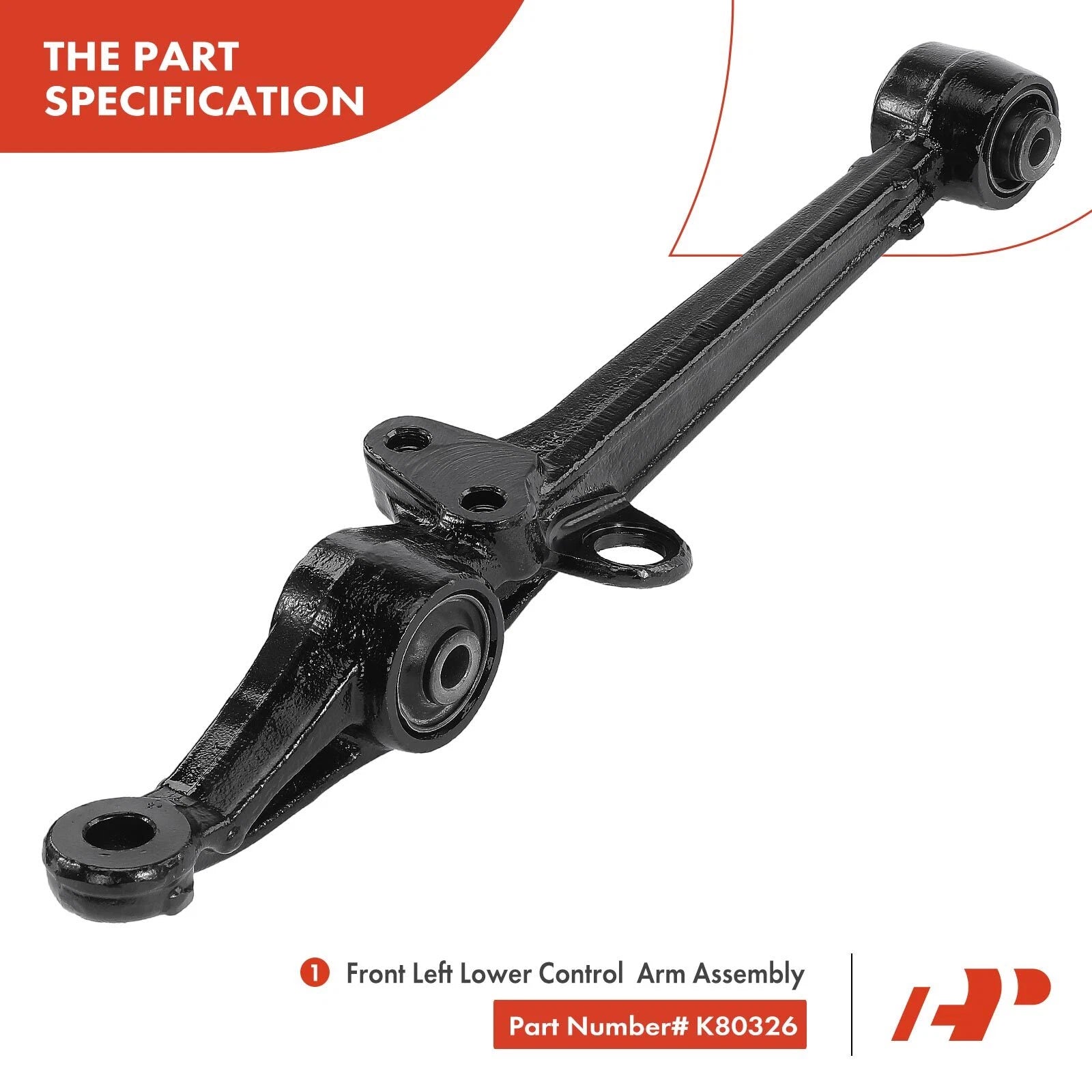 Set of 4 Front Lower Control Arms for Honda Accord (1994–1997) Odyssey (1995–1998)