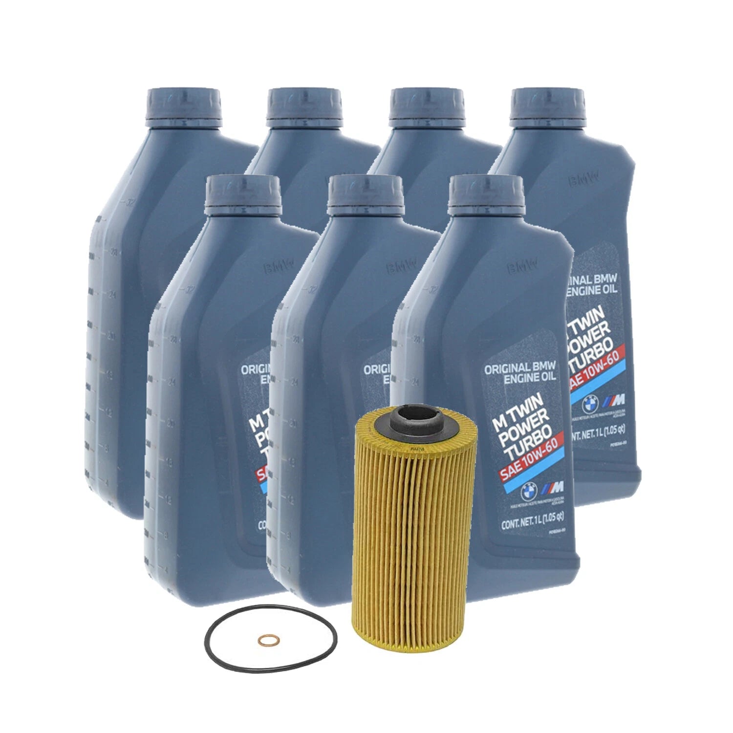 OEM Engine Oil Filter & 10W-60 Synthetic Oil Kit for BMW E39 M5 (2000–2003)