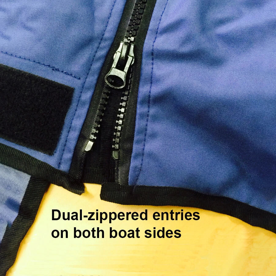 Fishing Boat Cover for Sea Pro 210 CC (Navy, Waterproof)