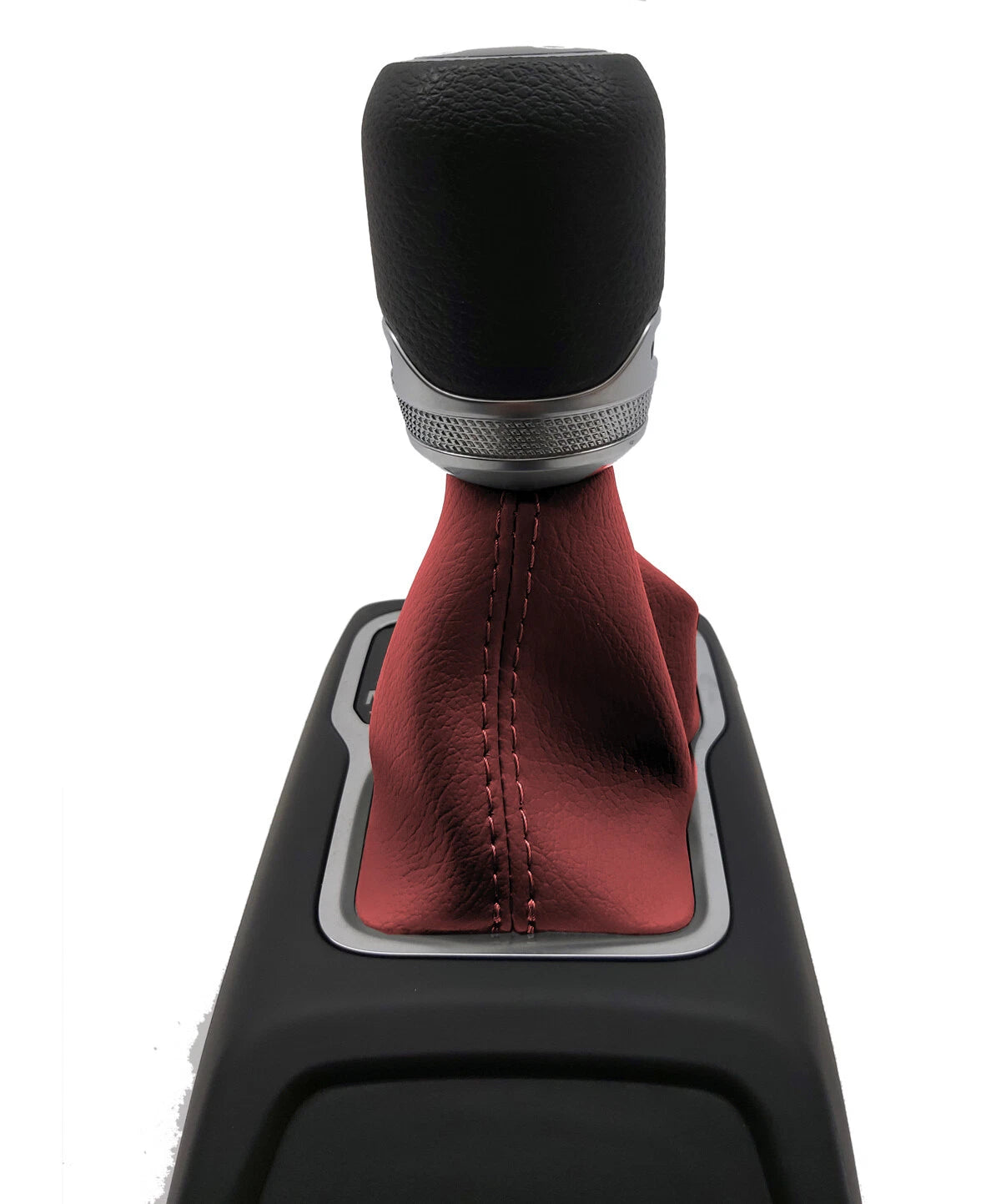 Shift Boot Cover for Jeep Wrangler (2018–2020) - Red PVC Leather
