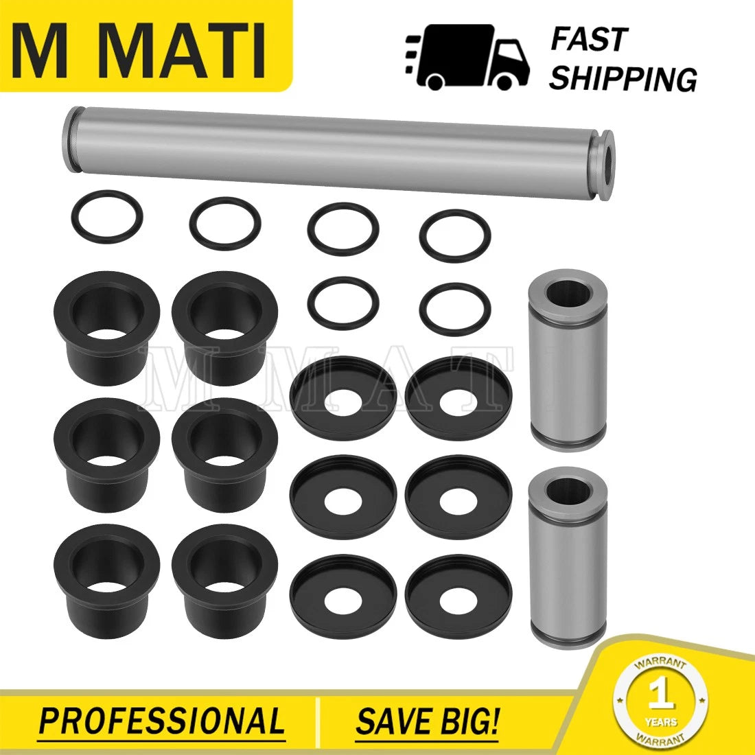 Front Upper & Lower A-Arm Bearing Bushing Kit for Kawasaki Teryx KRF/KRT 750 (2008–2024)