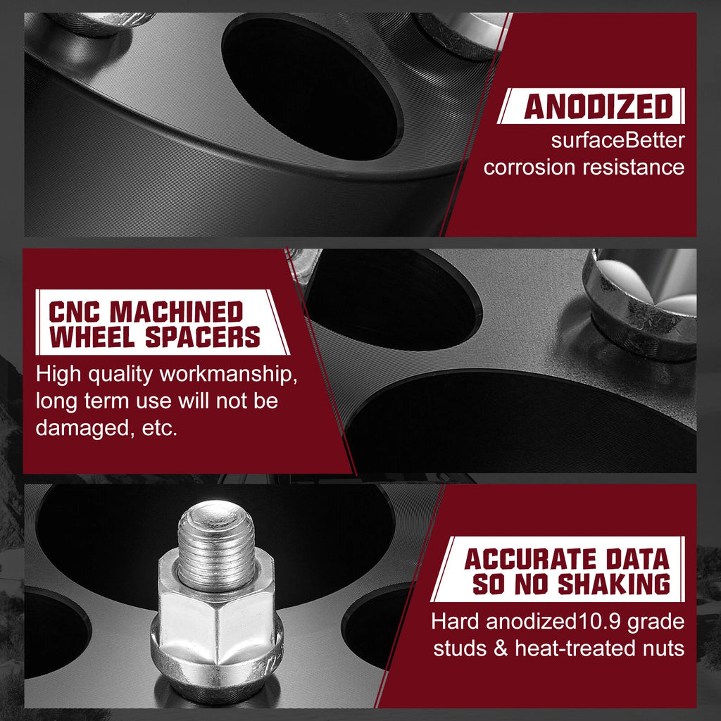 2" Wheel Spacers for EZGO Club Car Golf Carts (2000-2009)