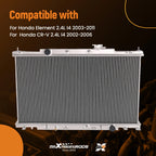AT Trans Cooler Radiator for Honda Element CR-V 2.4L (2002–2011) CU2443 Downflow