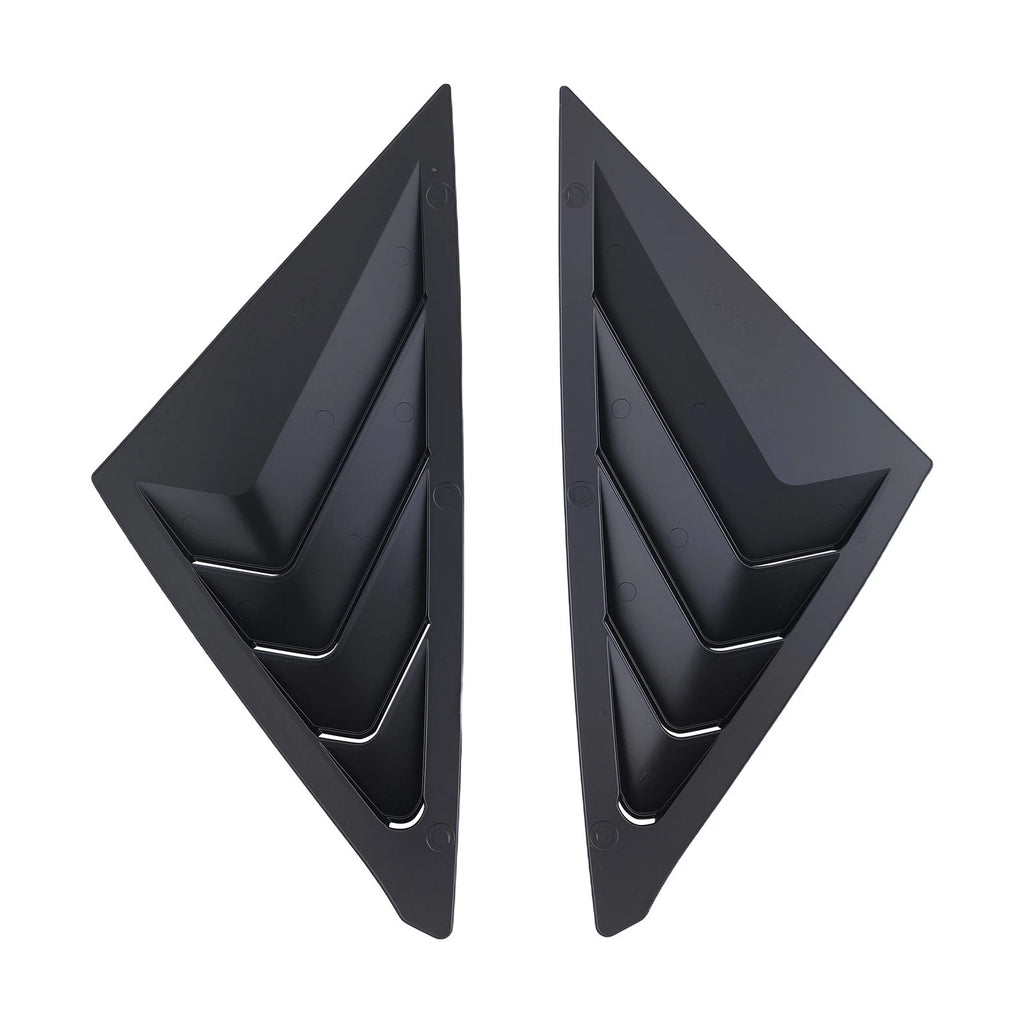 ABS Plastic Side Louvers for Honda Civic Hatchback (2022-2025) Gloss Black