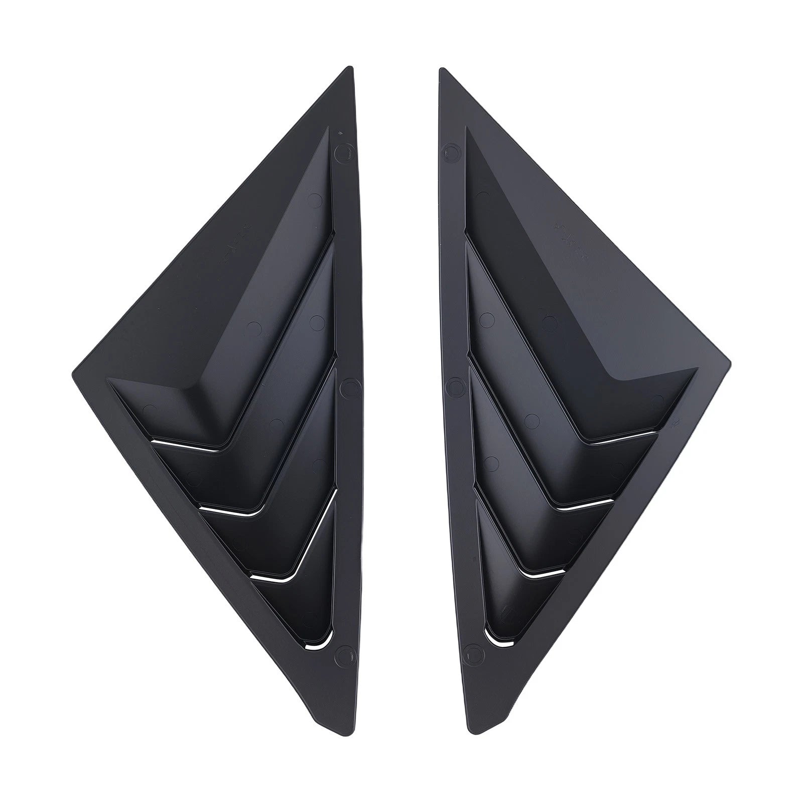 ABS Plastic Side Louvers for Honda Civic Hatchback (2022-2025) Gloss Black