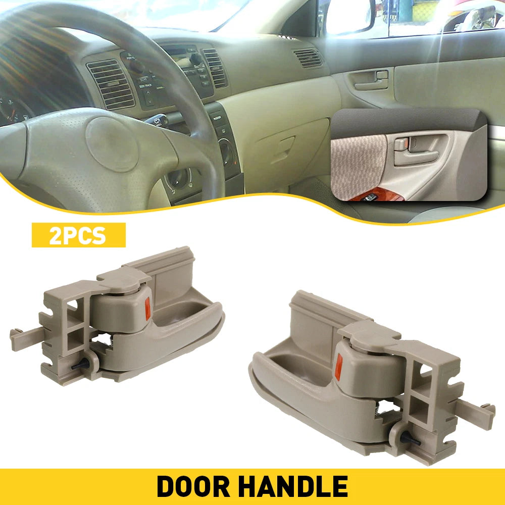 2X Interior Door Panel Handle Beige for Pontiac Vibe (2003–2008)