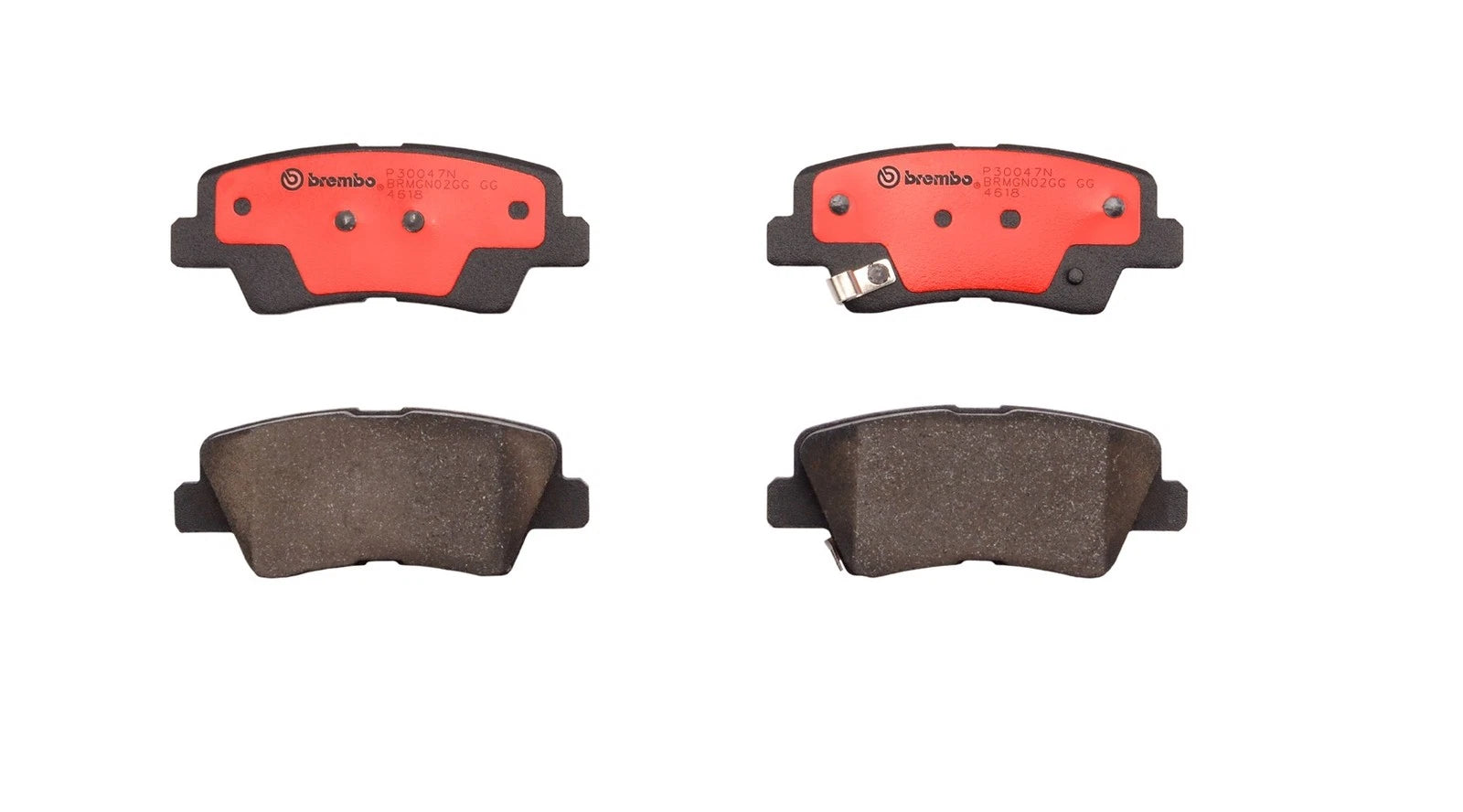 Set of 4 Rear Ceramic Brake Pads for Hyundai Accent Elantra Kia Optima Soul Rio