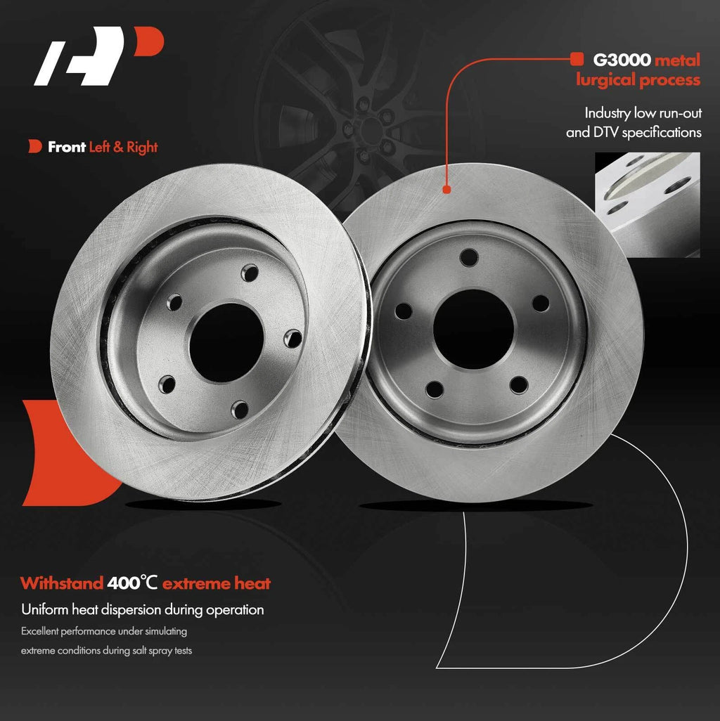 Front Side Disc Brake Rotors for Dodge Ram Dakota (2005-2010)