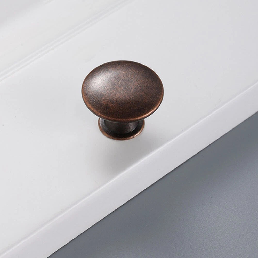 6X Cabinet Pull Handles for Jewelry Box Drawer (Red Bronze)