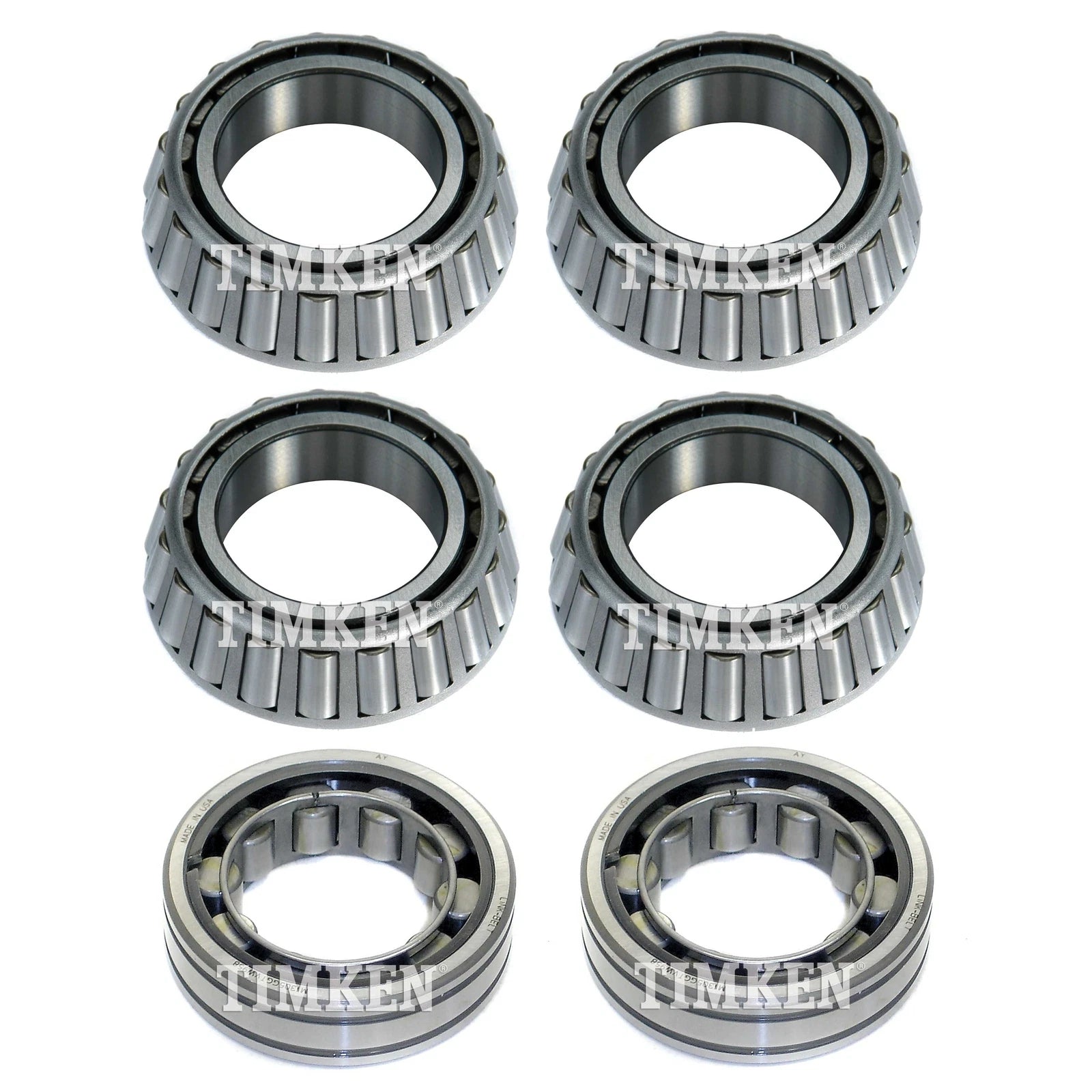 Set of 6 Rear Wheel Bearings for Dodge B300 CB300 D300 RWD (1975–1976)