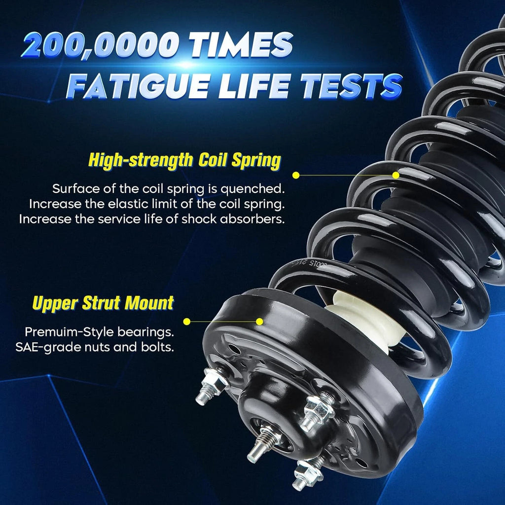 Front Complete Struts Coil Spring Assembly for 2009-2013 Ford F-150 4WD