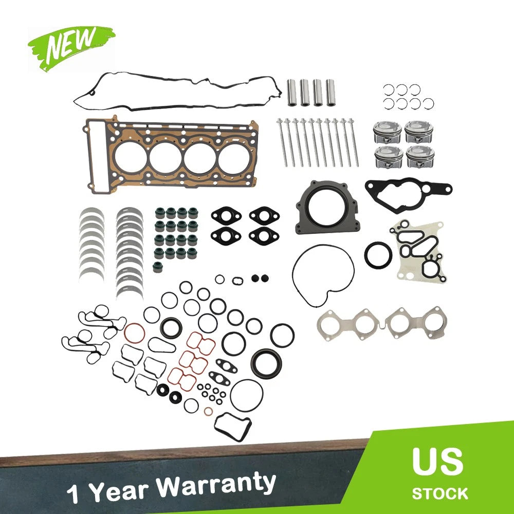Engine Overhaul Pistons Gasket Kit for Mercedes-Benz C200 CGI W204 W212 (2007–2015)