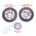 6E3 Gear Set for Yamaha Outboard 2T 4HP 5HP (6E0-45560, 6E0-45570)