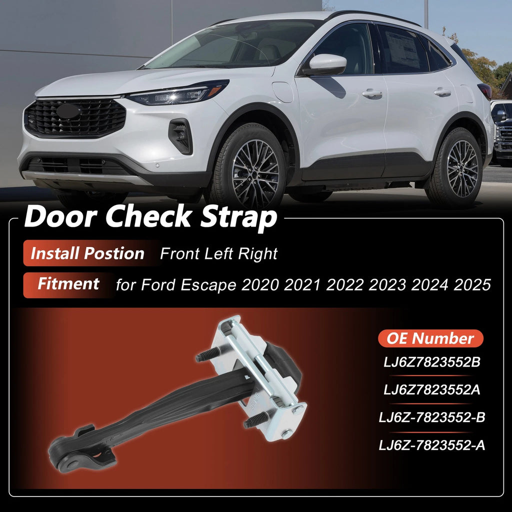 Set of 2 Door Check Strap Limiter Brackets for Ford Escape (2020–2025) LJ6Z7823552B