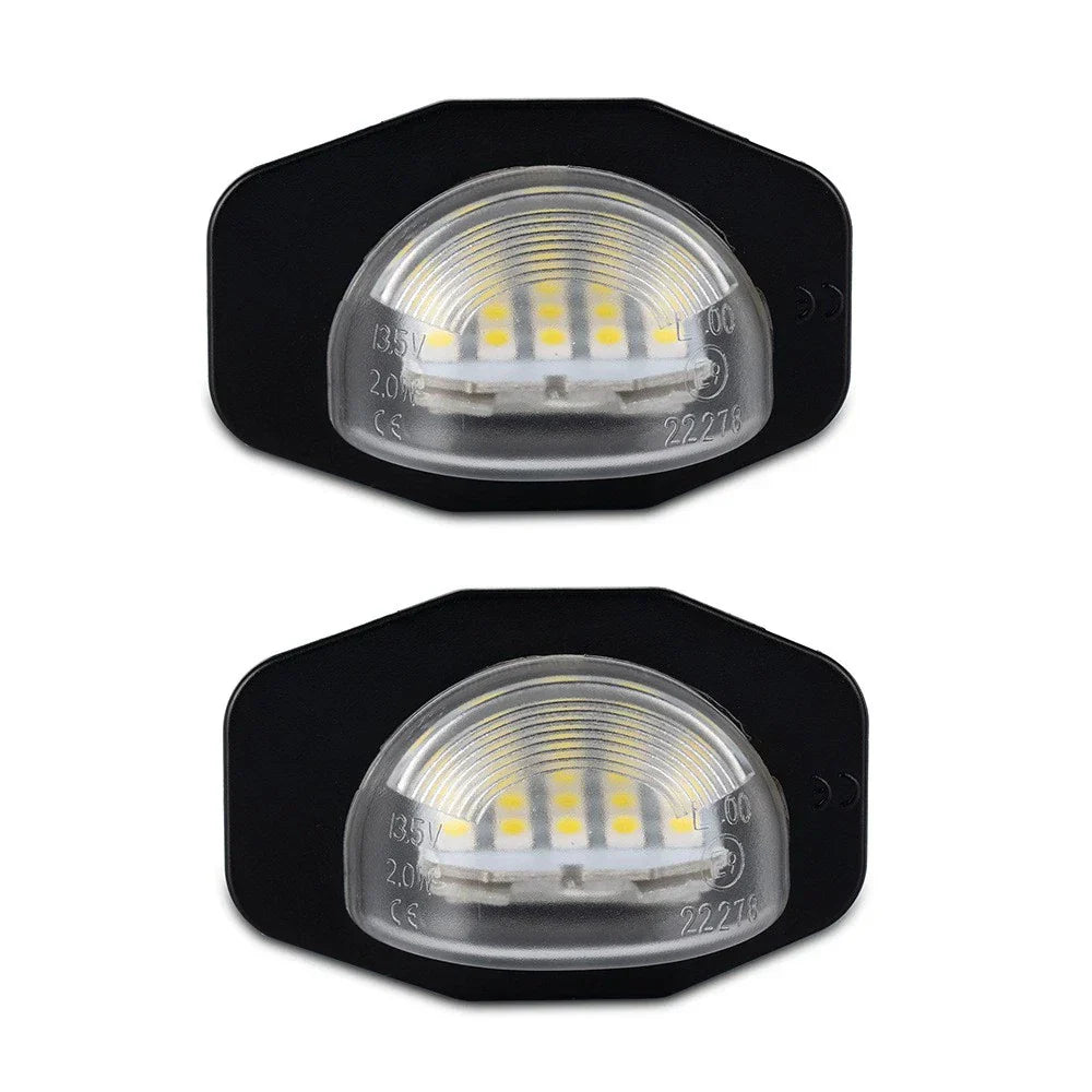 2x 6000K 18-SMD LED White License Plate Light for Toyota Corolla (2009–2013)