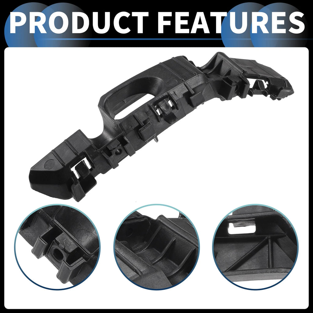1pc Right Front Bumper Retainer Bracket for Hyundai Tucson (2022–2023) Black ABS