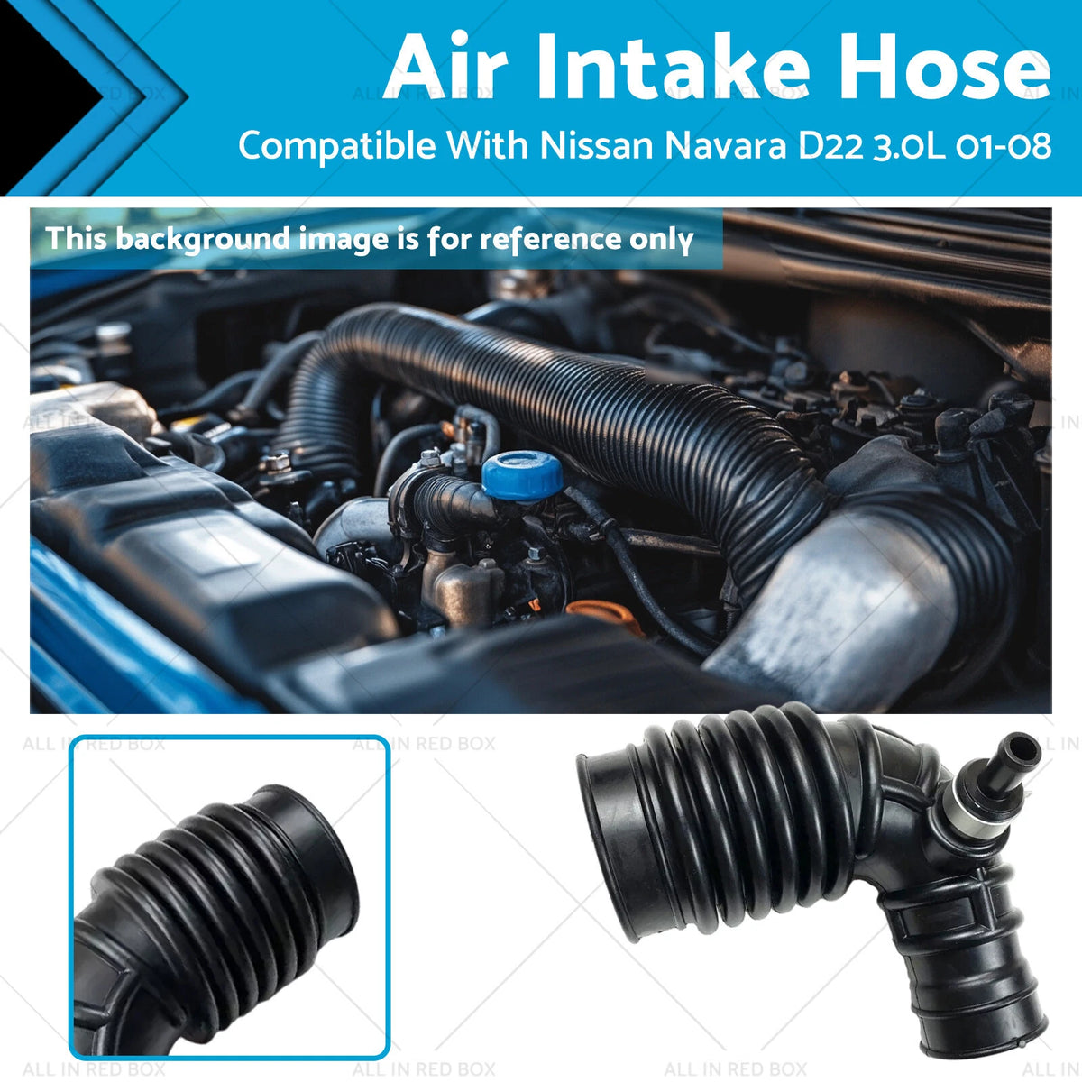 Air Intake Hose Pipe for Nissan Navara D22 Diesel 3.0L ZD30DDT (2001–2008)