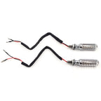 10mm Chrome Turn Signal Blinkers for Yamaha Kawasaki BMW Suzuki