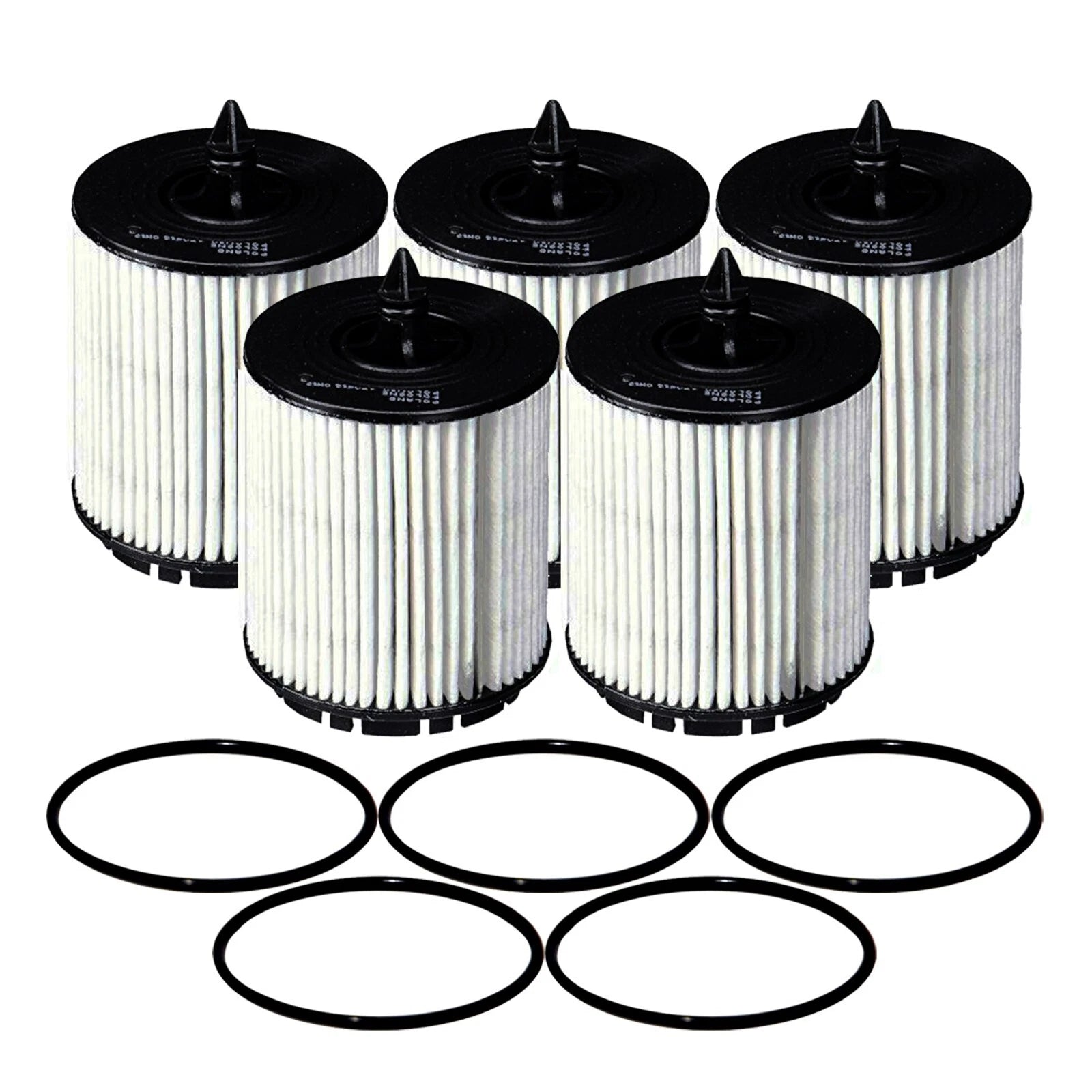 Set of 5 Wix 57082XP Engine Oil Filters for (Metal Free)