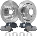 Rear Brake Disc Rotors and Pads Kit for Land Rover Range Rover (2006–2009)