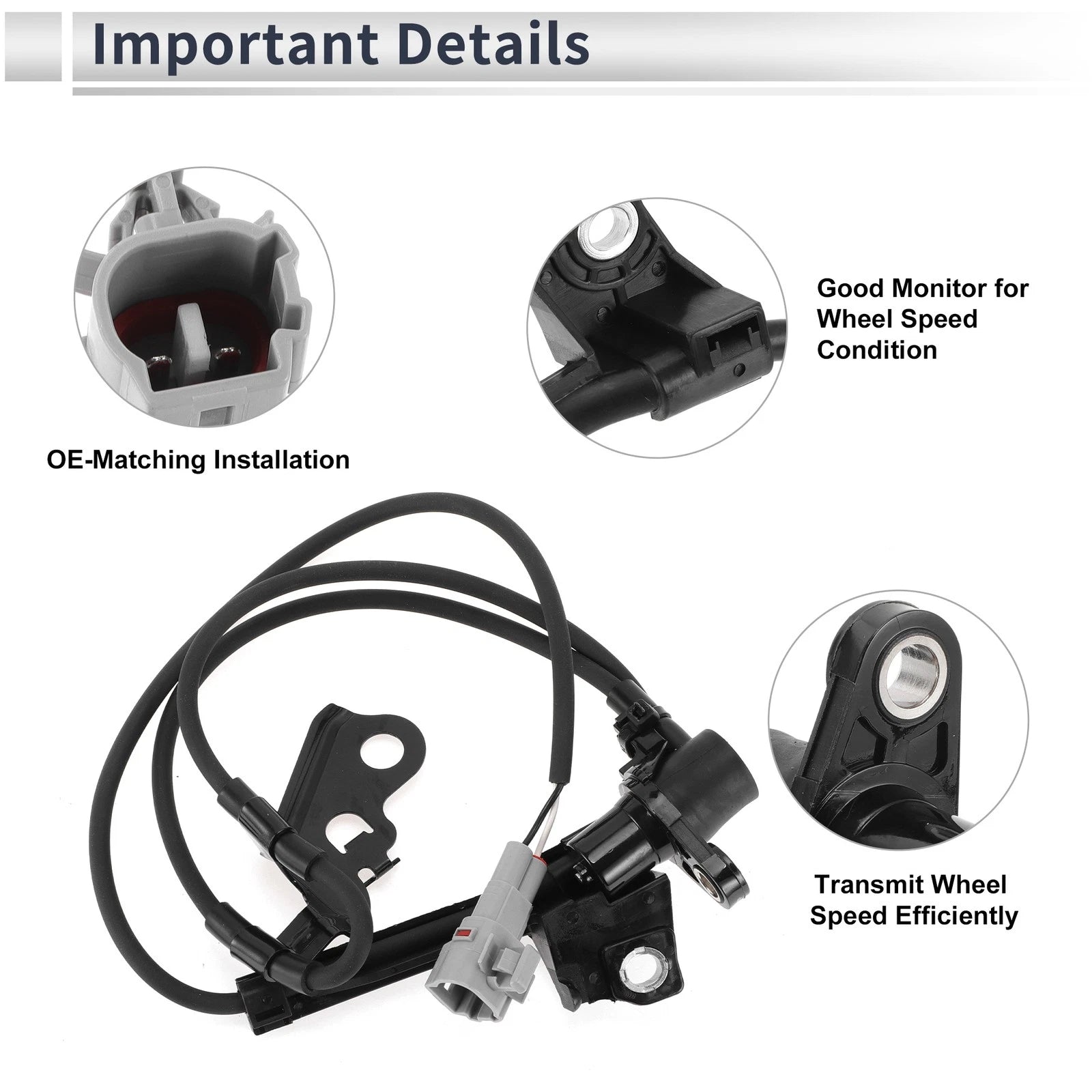 ABS Wheel Speed Sensor No. 89543-02050 for Toyota Corolla (2003–2008)