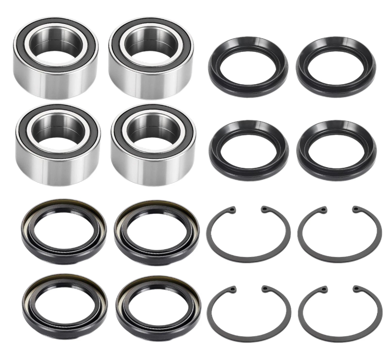 4X Rear Wheel Bearings & Seals Kit for Honda Rincon 650 TRX650FA (2003–2005)