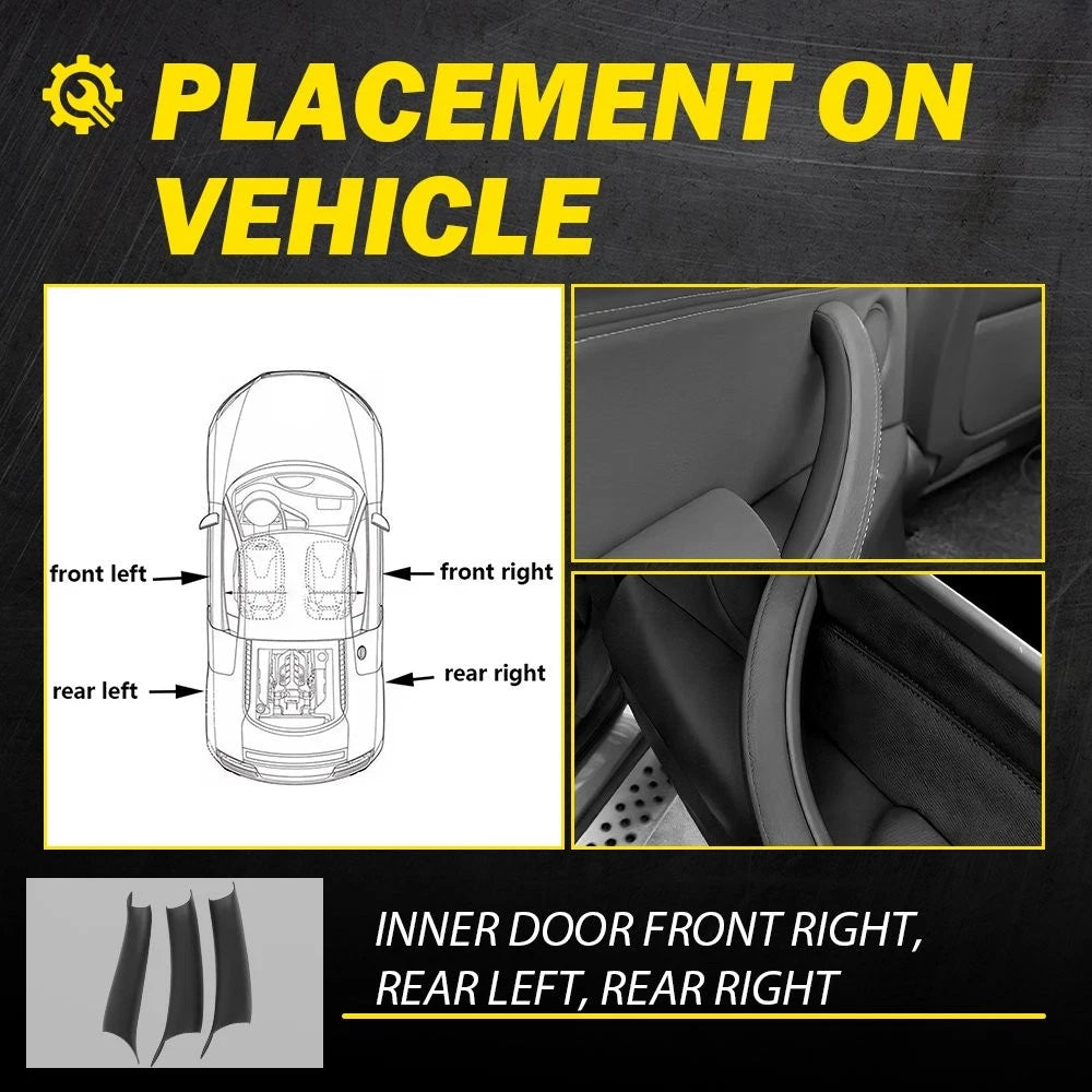 Inner Door Panel Handle Pull Trim Cover for BMW X5 X6 (2014–2018) EPY