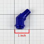 1/8" NPT Male 45 Degree to 1/8" Female Hose Fitting for Automotive (N/A)