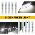 10pcs 9 LED Marker Lights for Trailer Truck Lorry Bus