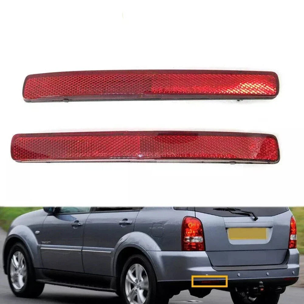 Car Rear Bumper Reflectors for Ssangyong Rexton, Kyron (2006-2017)