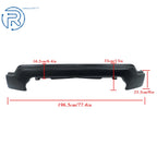 Front Bumper Face Bar for GMC Sierra 1500 (2019-2021) Black Steel