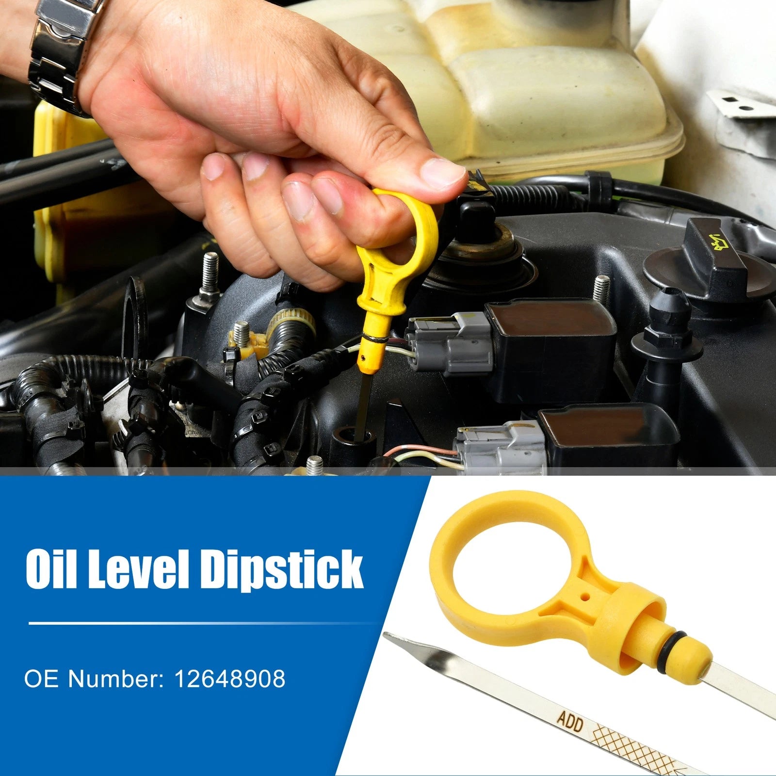 Engine Oil Fluid Level Dipstick for Chevrolet Camaro Z28 (No. 12551581)