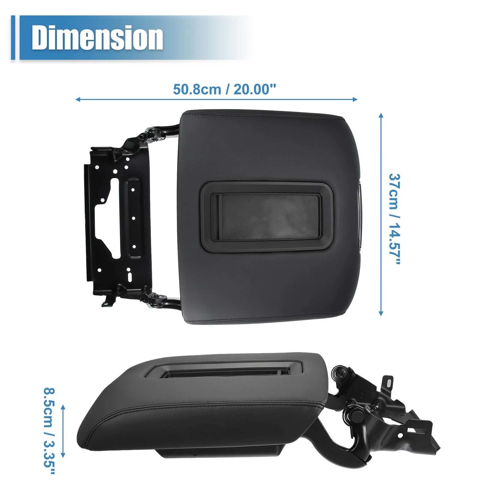 Center Console Armrest Lid with Bracket for Chevy Silverado (2007–2018)