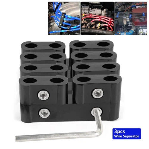 Set of 12 Spark Plug Wire Separators for Universal 8/9/10mm
