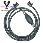 Fuel Line Hose Bulb Connector Kit for Yamaha Outboard 24 40 90 200 HP