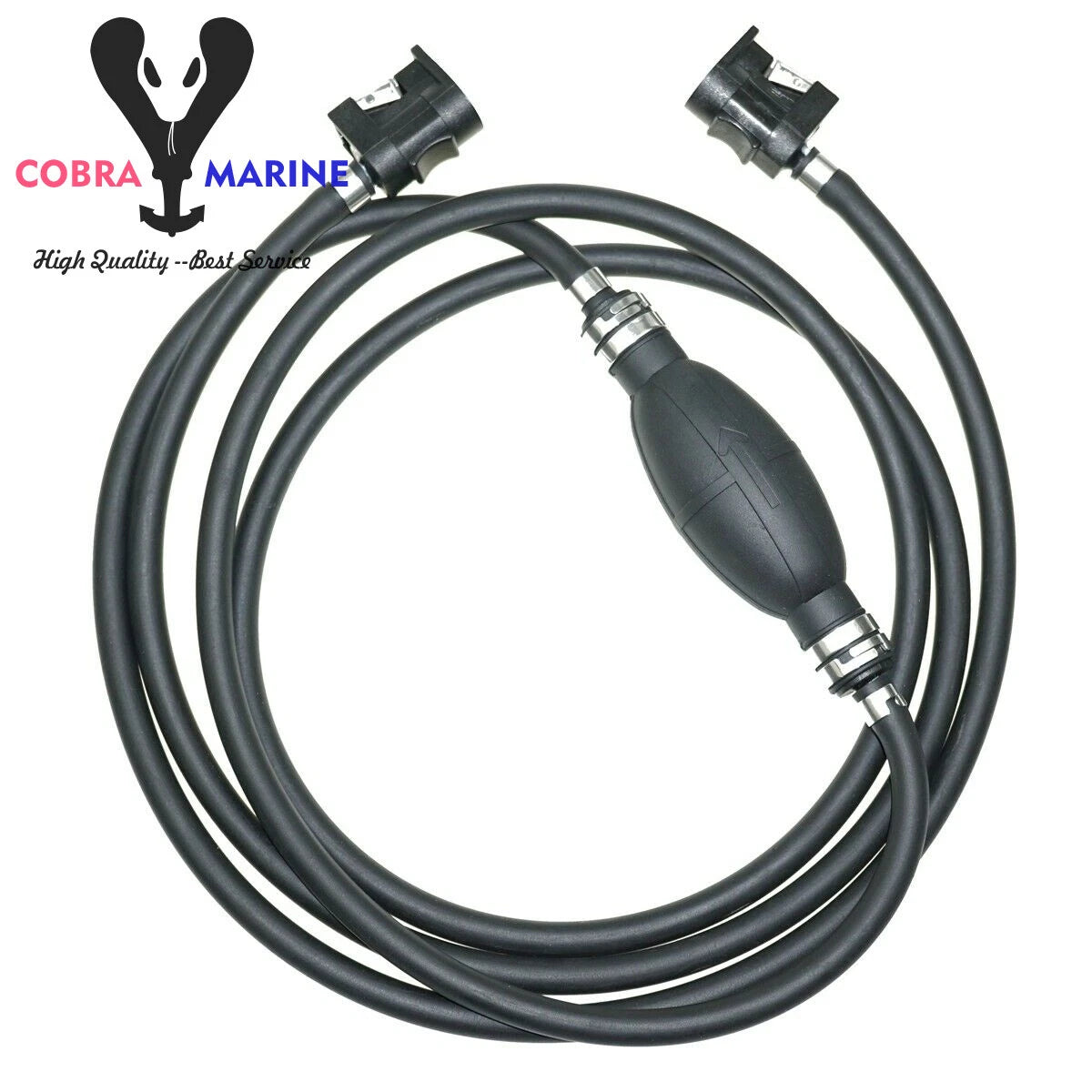 Fuel Line Hose Bulb Connector Kit for Yamaha Outboard 24 40 90 200 HP