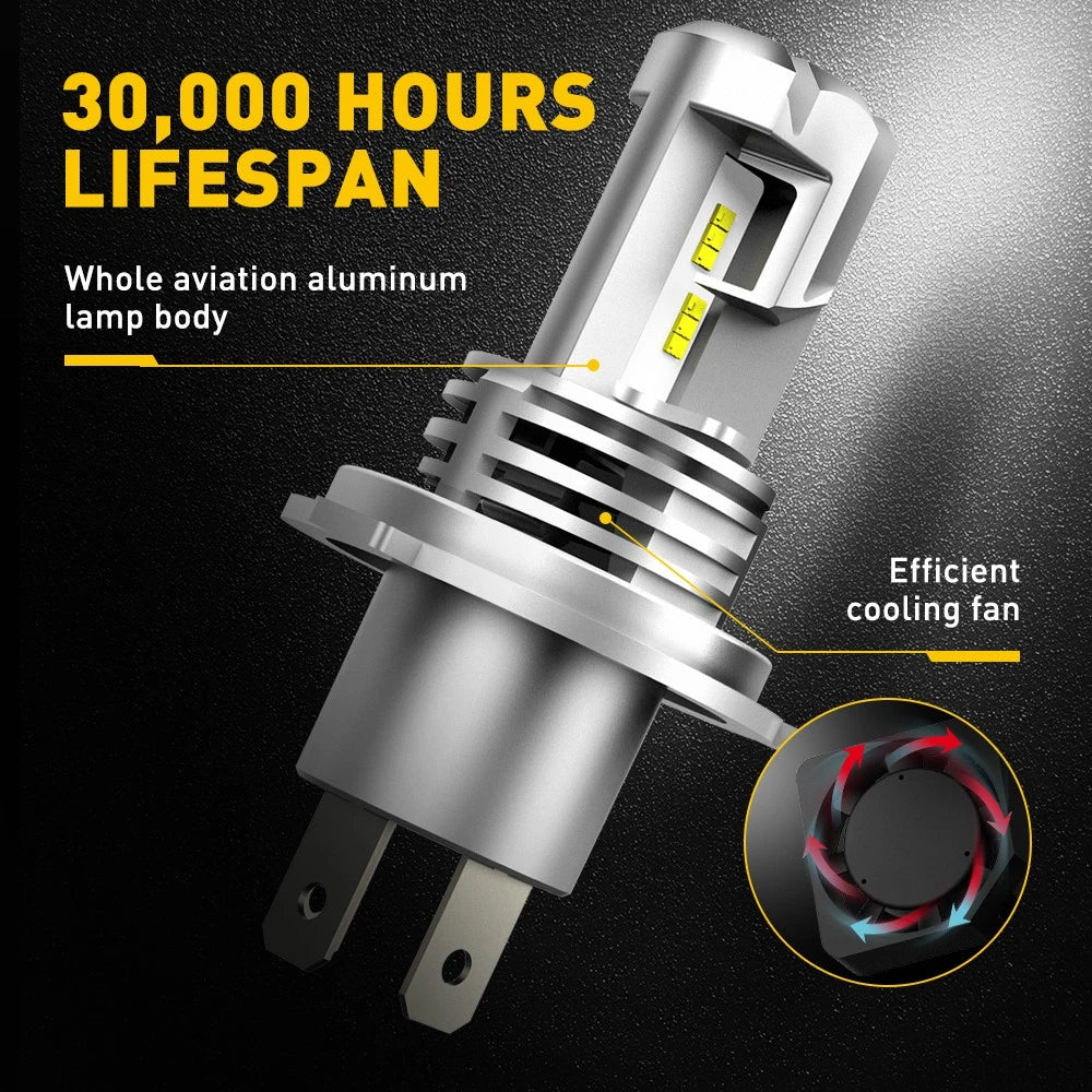 AUXITO H4 9003 LED Headlight Bulbs for