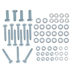 Set of 4 8" Galvanized Swivel Top Bunk Bracket Kit for Boat Trailer