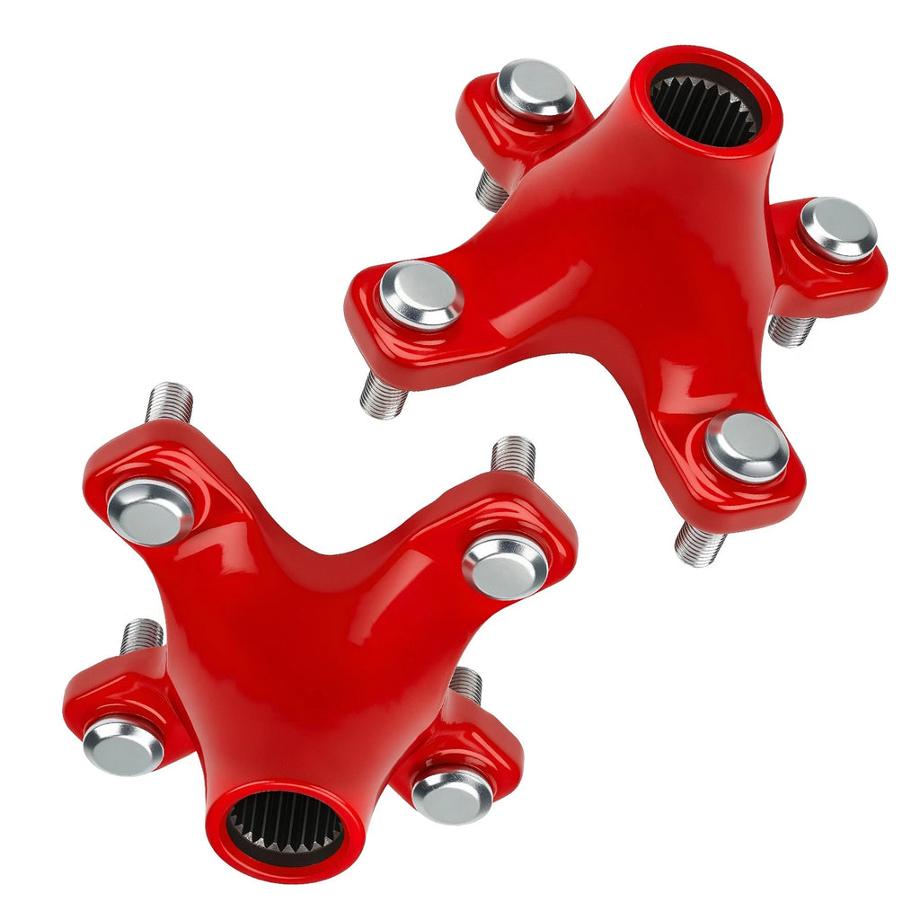 2 Rear Red Wheel Hubs for Honda FourTrax 250 TRX250X 1987–1992 42410-HN6-A20