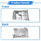 1 Pc Engine Oil Pan for Honda Accord (2003–2007) No.11200RDAA00 Aluminum
