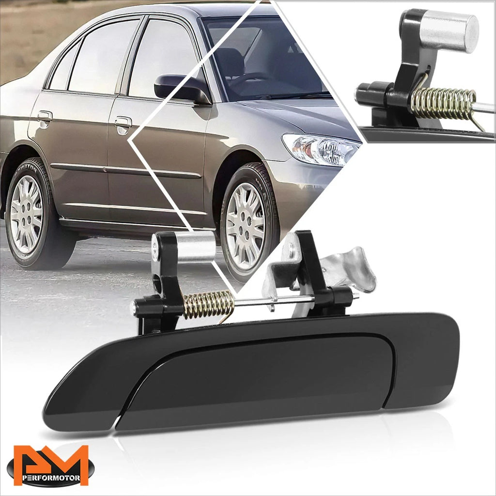 Exterior Outer Door Handle for Honda Civic Sedan (2001–2005) - Black