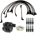 ACDelco Ignition Kit for Chevy C20 K20 V8 (1973–1987) - Rotor, Cap, Wires, Plugs