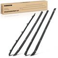 Set of 4 Window Sweep Weatherstrip Seals for Chevrolet 
